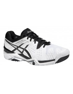 ASICS GEL RESOLUTION 6 HERRE WHITE/BLACK/SILVER 